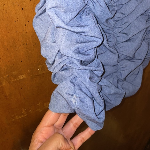 Akira Blue Jean Skirt - Picture 2 of 7